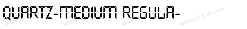 Quartz-Medium Regula字体转换